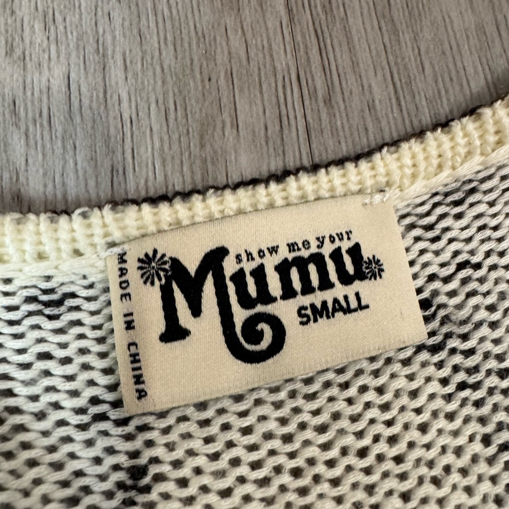 Show Me Your Mumu Python Snake Pattern Knit Hug M… - image 3